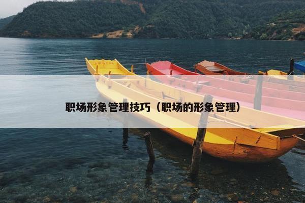职场形象管理技巧（职场的形象管理）