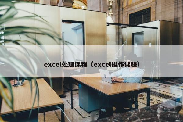 excel处理课程（excel操作课程）