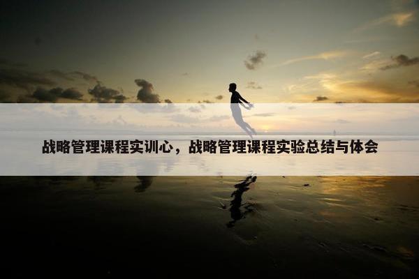 战略管理课程实训心，战略管理课程实验总结与体会