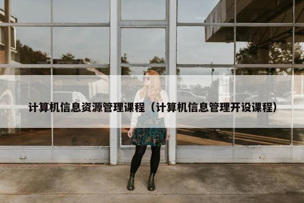 计算机信息资源管理课程（计算机信息管理开设课程）