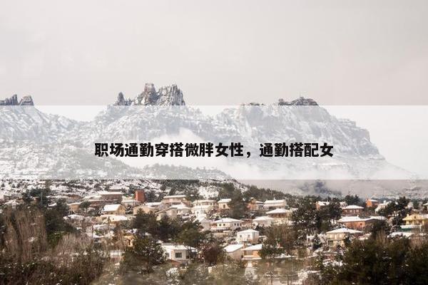 职场通勤穿搭微胖女性，通勤搭配女