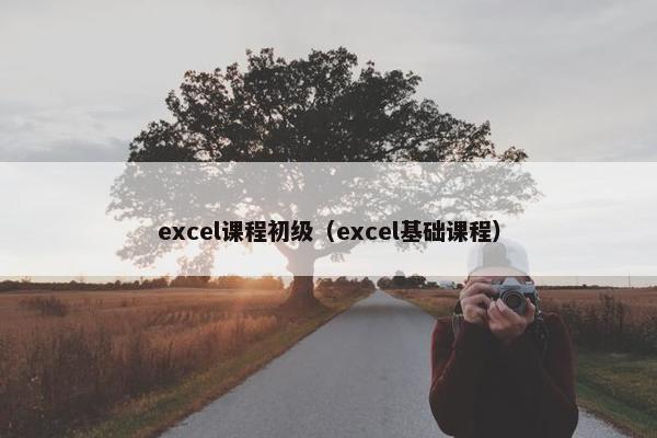 excel课程初级（excel基础课程）