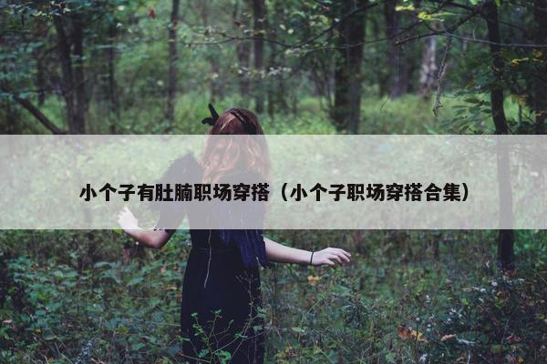 小个子有肚腩职场穿搭（小个子职场穿搭合集）