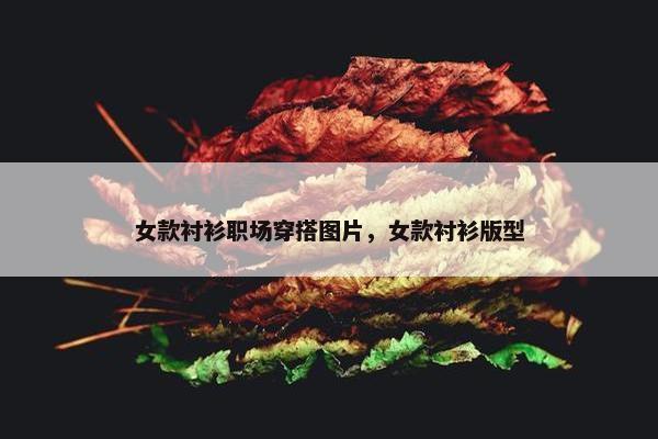 女款衬衫职场穿搭图片，女款衬衫版型