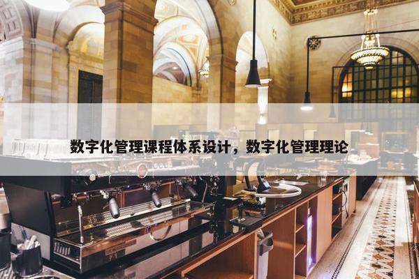 数字化管理课程体系设计，数字化管理理论