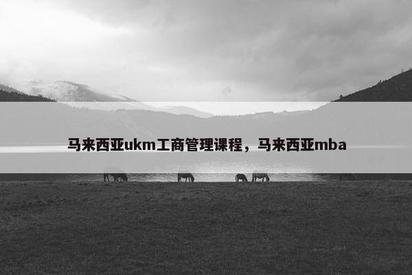 马来西亚ukm工商管理课程，马来西亚mba