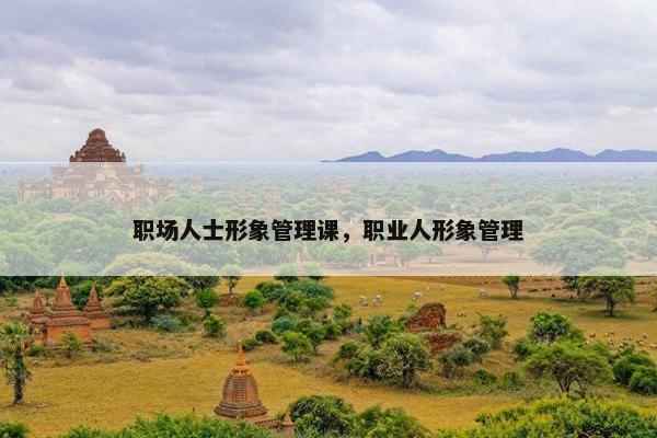 职场人士形象管理课，职业人形象管理