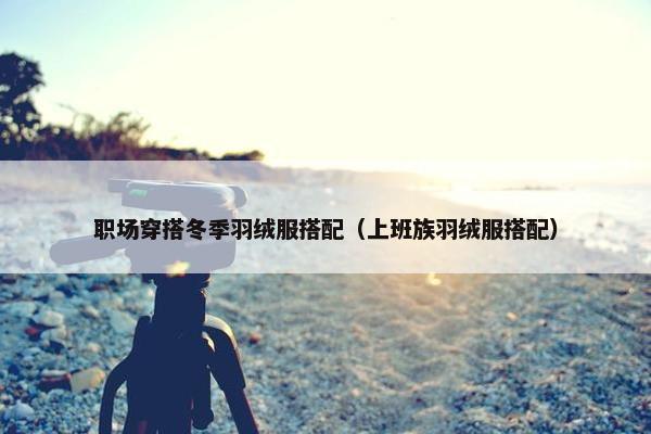 职场穿搭冬季羽绒服搭配（上班族羽绒服搭配）