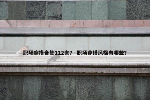 职场穿搭合集112套？ 职场穿搭风格有哪些？