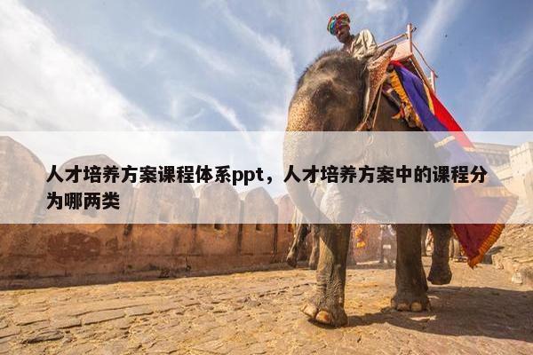 人才培养方案课程体系ppt，人才培养方案中的课程分为哪两类