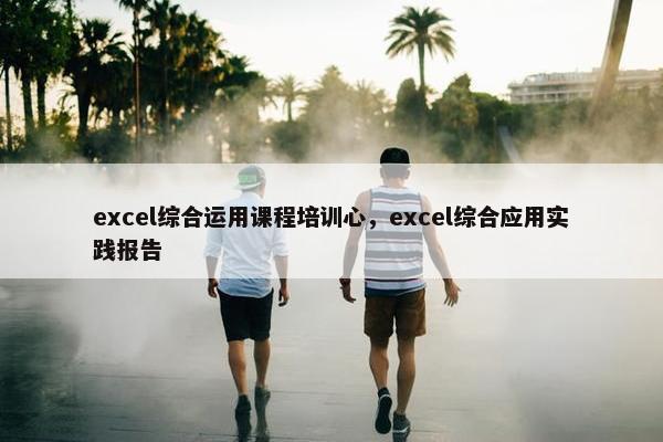 excel综合运用课程培训心，excel综合应用实践报告