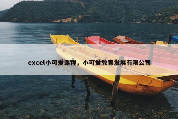 excel小可爱课程，小可爱教育发展有限公司