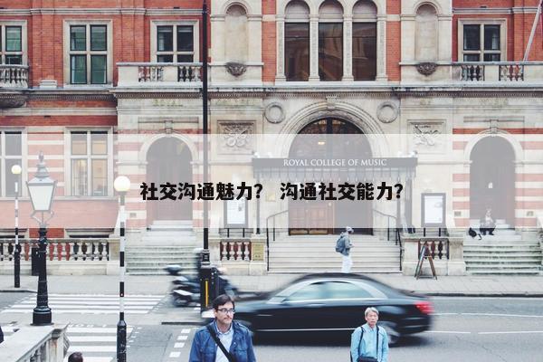 社交沟通魅力？ 沟通社交能力？