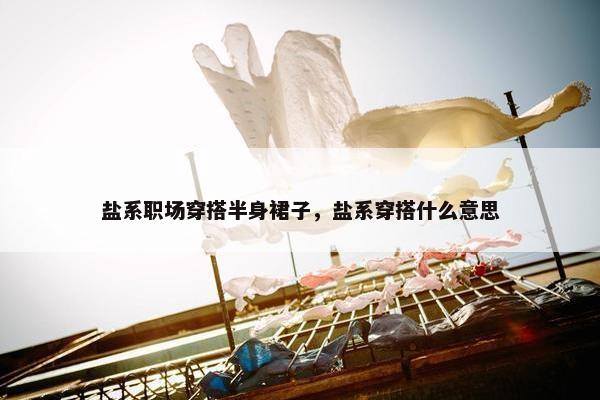 盐系职场穿搭半身裙子，盐系穿搭什么意思