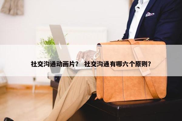 社交沟通动画片？ 社交沟通有哪六个原则？