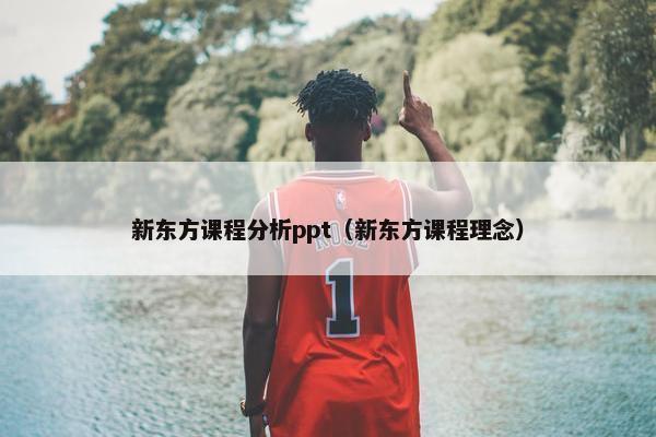 新东方课程分析ppt（新东方课程理念）