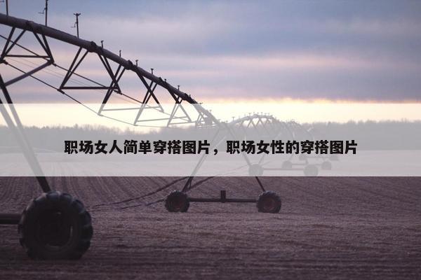 职场女人简单穿搭图片，职场女性的穿搭图片