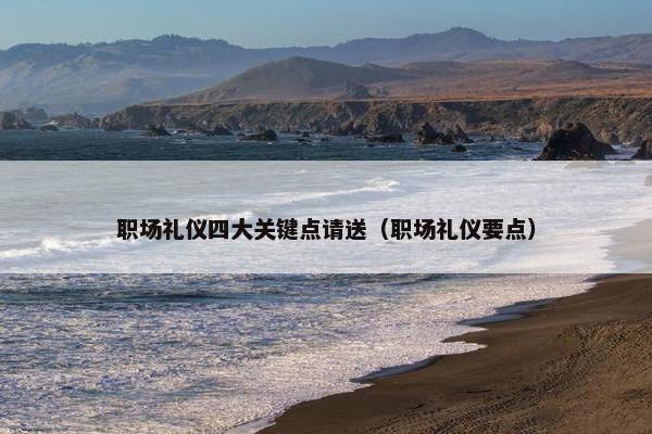 职场礼仪四大关键点请送（职场礼仪要点）