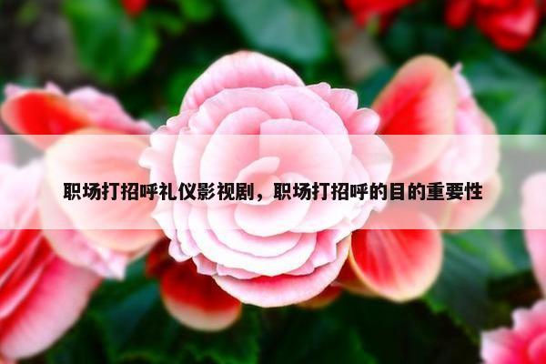 职场打招呼礼仪影视剧，职场打招呼的目的重要性
