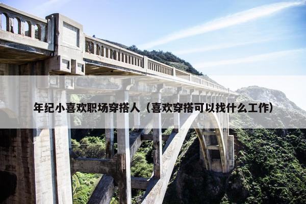 年纪小喜欢职场穿搭人（喜欢穿搭可以找什么工作）