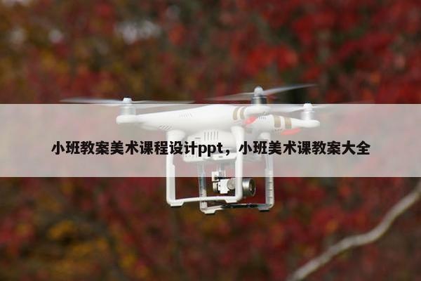 小班教案美术课程设计ppt，小班美术课教案大全
