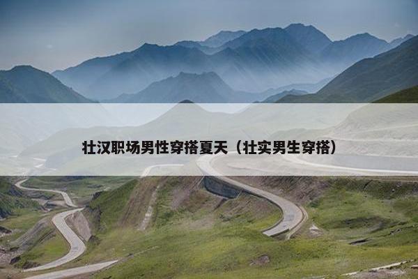 壮汉职场男性穿搭夏天（壮实男生穿搭）