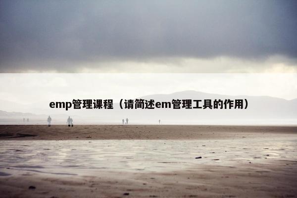 emp管理课程（请简述em管理工具的作用）