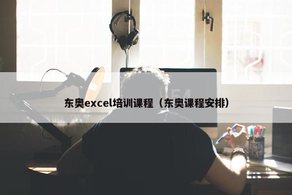东奥excel培训课程（东奥课程安排）