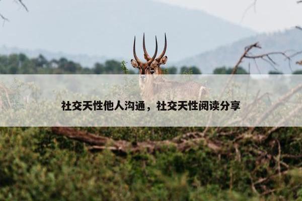 社交天性他人沟通，社交天性阅读分享