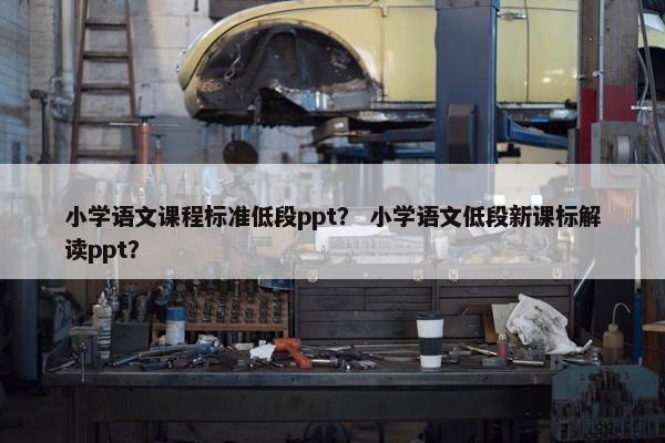 小学语文课程标准低段ppt？ 小学语文低段新课标解读ppt？