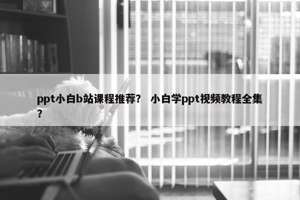 ppt小白b站课程推荐？ 小白学ppt视频教程全集？