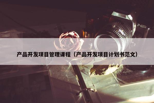 产品开发项目管理课程（产品开发项目计划书范文）