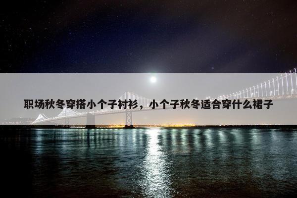 职场秋冬穿搭小个子衬衫，小个子秋冬适合穿什么裙子